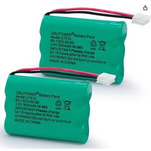 27910 Cordless Phone Battery Rechargeable Compatible with Vtech- (Pack of 2)